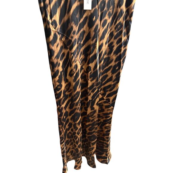 Commense Casual Leopard Print Chiffon Maxi Skirt - Picture 6 of 7